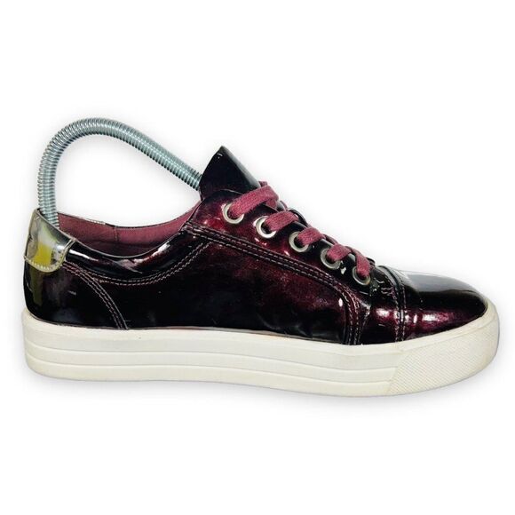 Limelight Maroon and White Sneakers - Picture 7 of 12